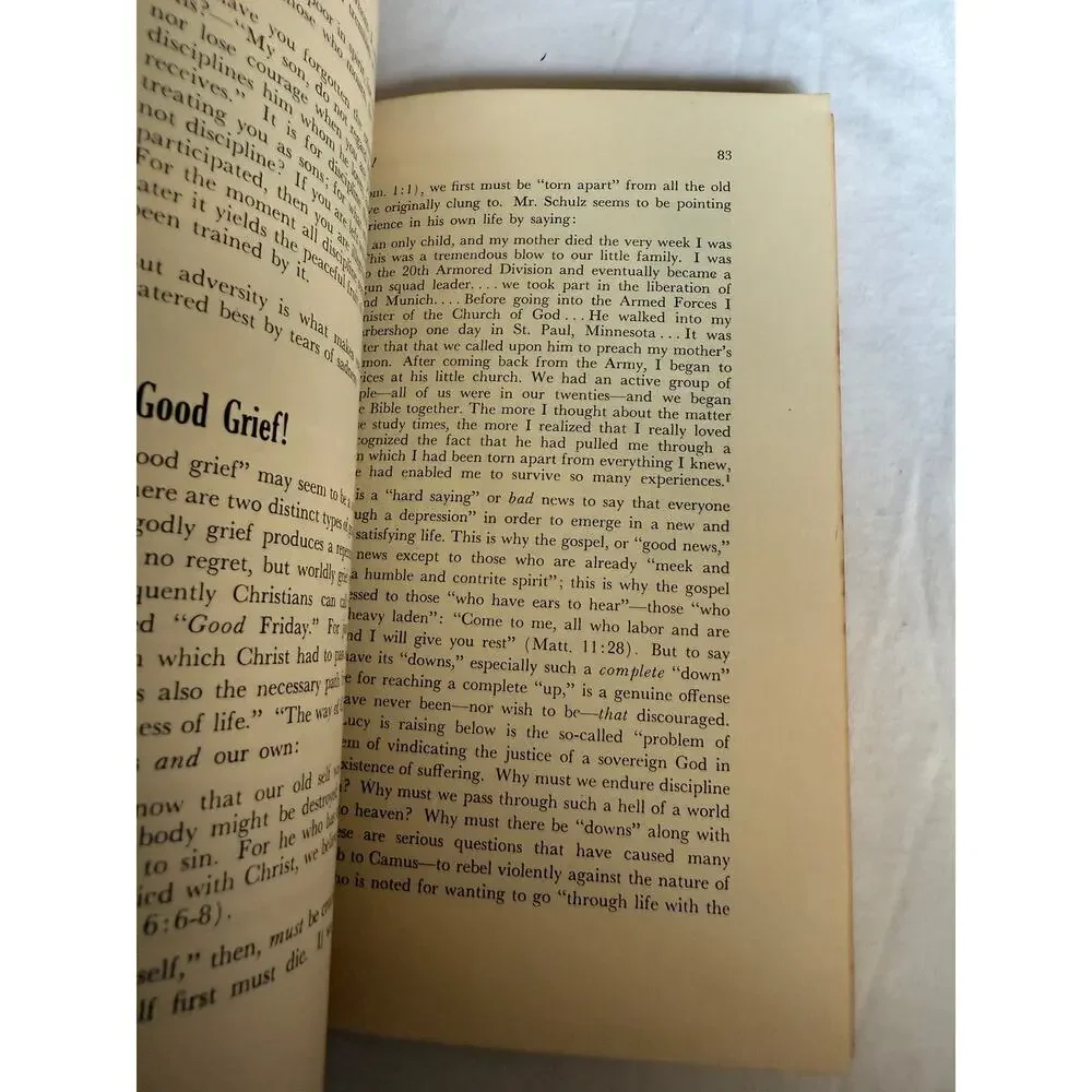 The Gospel According to Peanuts 1965 (8th Printing) Charles Schulz Paperback